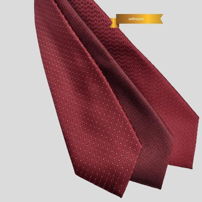 dasi merah maroon dasi panjang pria dasi kantor dasi pesta wedding