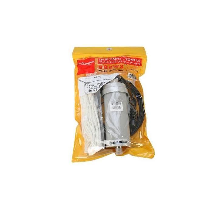 Murah Diamond Bb6Ws Antena Hf 3-30Mhz 6.4M Long Wire Antenna Ssb Radio Rig