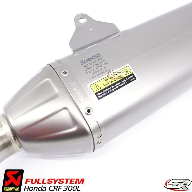 Promo Knalpot Akrapovic Crf 250 Crf250 Fullsystem/Slip On