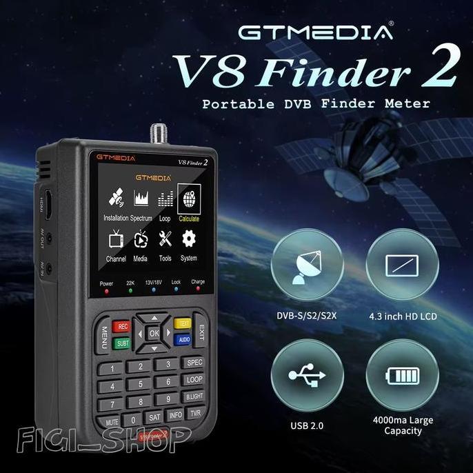 Sale Alat Pencari Sinyal Satelit Parabola Digital Satellite Finder - V8 Finder2