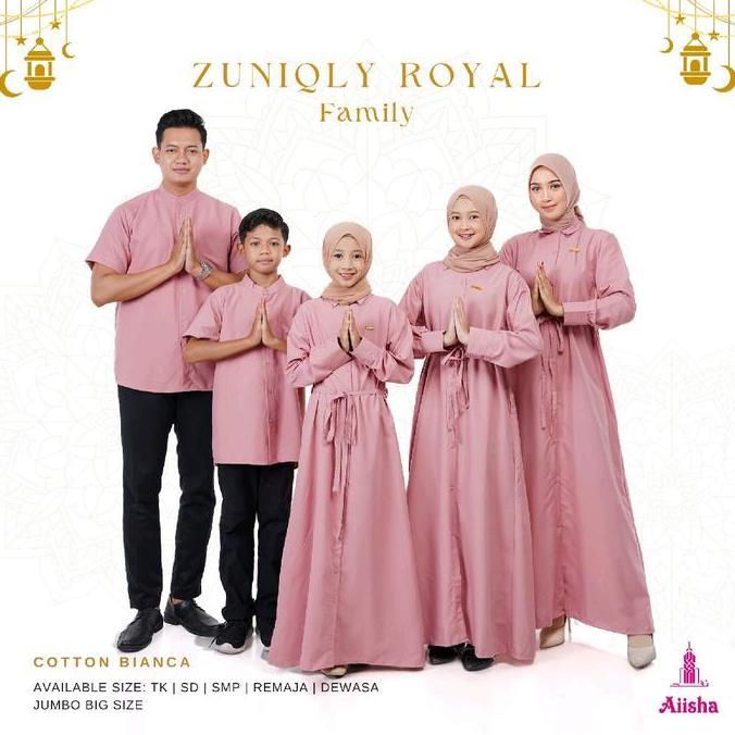 AIISHA READY Langsung Kirim | Baju Lebaran Keluarga  / Gamis Lebaran  Couple Keluarga  / Baju Sarimb