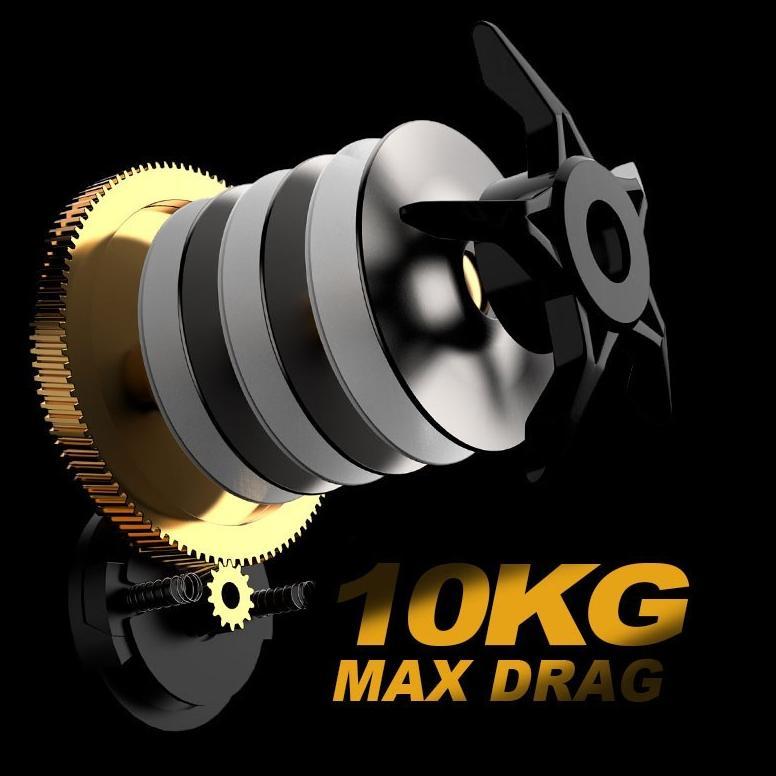 NEW DAIWA FISHING REEL PANCING BC REEL 7.2:1 MAX DRAG 8KG REAL PANCING BC BAITCASTING REEL MURAH AK2