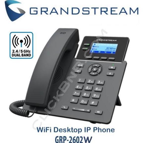 Murah Grandstream Grp2602W - 2 Line Essential Ip Phone [Wifi Ip Phone]