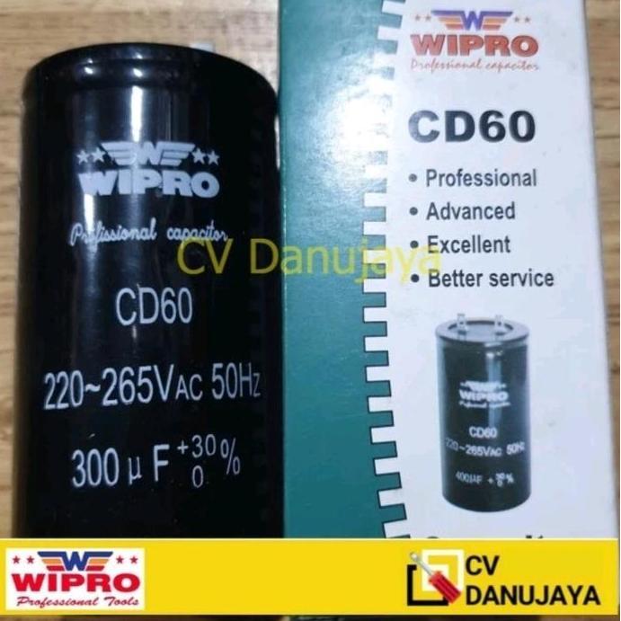 Grosir Capacitor Kapasitor 300 Uf Dinamo Starting 300Uf Micro Capacitor Cd60 Wipro