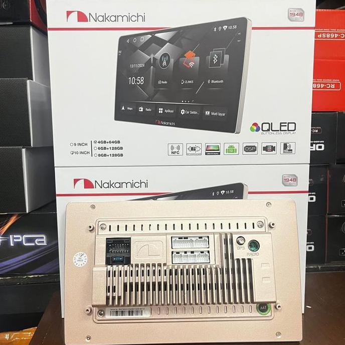 Murah Head Unit Android Nakamichi New Legend 9 Inch 4/64 Free Kamera 360