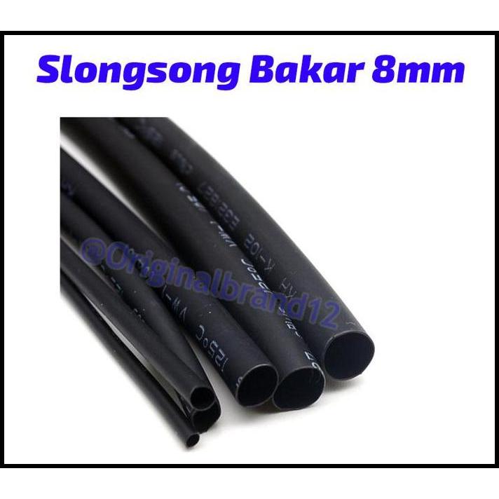 BEST DEAL SELONGSONG BAKAR KABEL 8MM PELINDUNG KABEL BAKAR HEATSHRINK 8MM 
