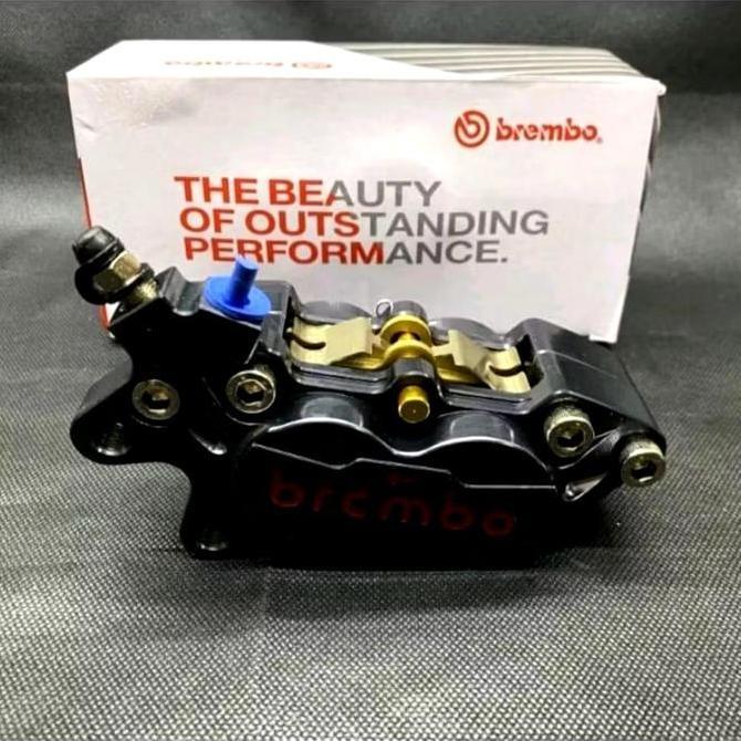 Kaliper Brembo Cnc Monoblok 4P / 4Piston Posisi Kiri Kanan Universal Motor Motorcycle