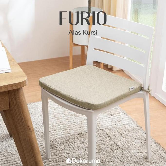 Dekoruma FURIO Alas Kursi / Bantal Dudukan Kursi Kayu / Alas Kursi Makan Kayu 40 x 45 CM