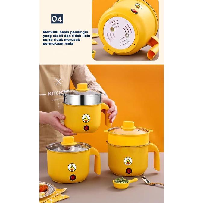 CUCI GUDANG Panci Listrik Rice Cooker magic com rice cooker mini panci stainless steel  magic com mi
