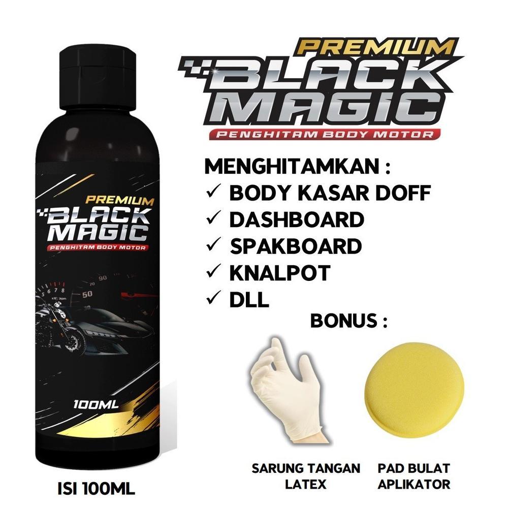 Flash Sale Black Magic Penghitam Body Motor 100 Ml Free Spon Sarung Tangan