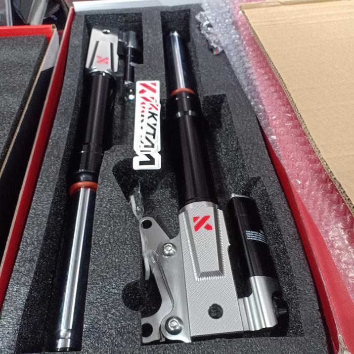 suspension shock depan ktc kytaco sff-20 new fazzio/ mio sporty smile