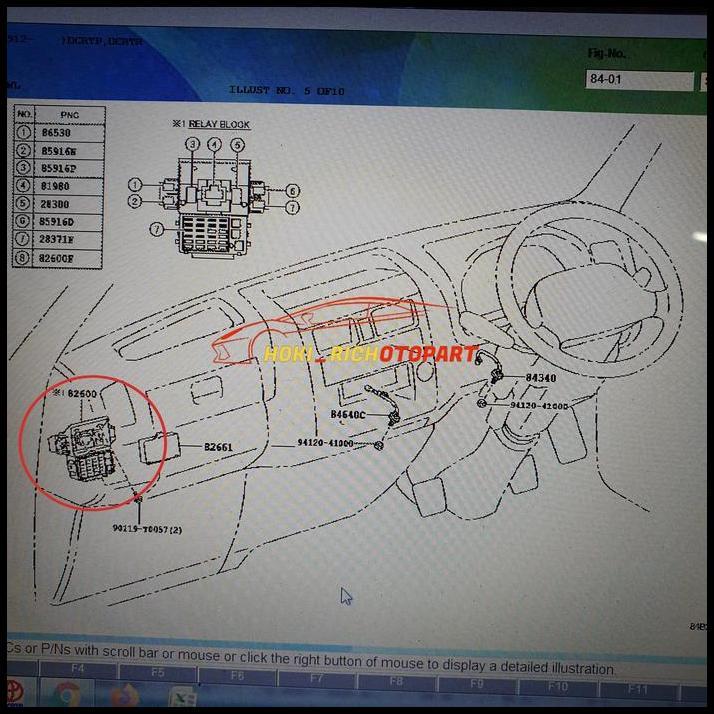 HOT DEAL BOX BLOCK SKRING FUSE BO DYNA SAURUS ORIGINAL 82600-0W020 