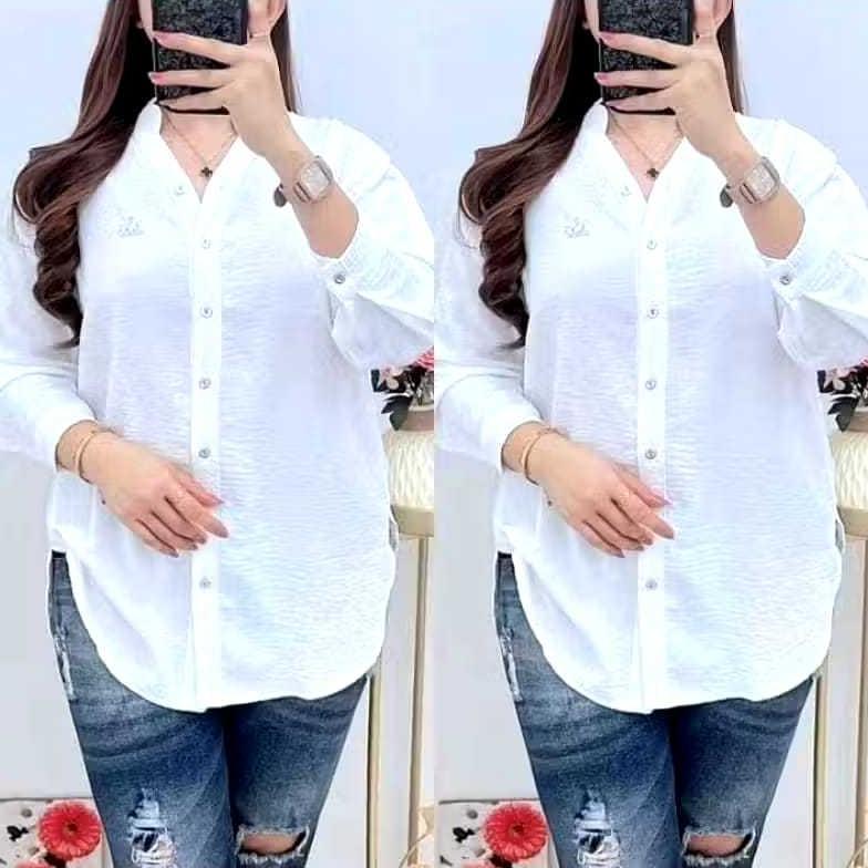 NEW KEMEJA WANITA KERAH SANGHAI/BAJU KERJA WANITA