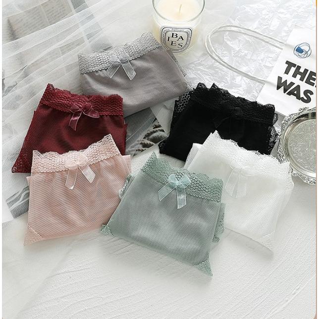 PROMO TERBARU BV.ID CD1236 Celana Dalam Wanita Seksi CD Transparan Renda Brukat Sexy Kolor Panties
