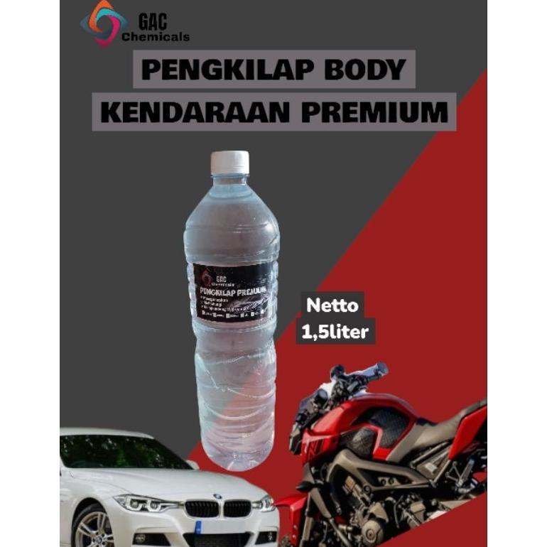 Promo Silicone Pengkilap Body Motor/Mobil  Pengkilap Kendaraan Silikon Bening Cair/ Encer, Penghitam