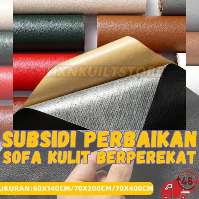 HXNKUILTSTORETambal Sofa Robek Kulit- Kulit Jok Kursi Perekat - Stiker JokSofa -Stiker Kulit Penamba