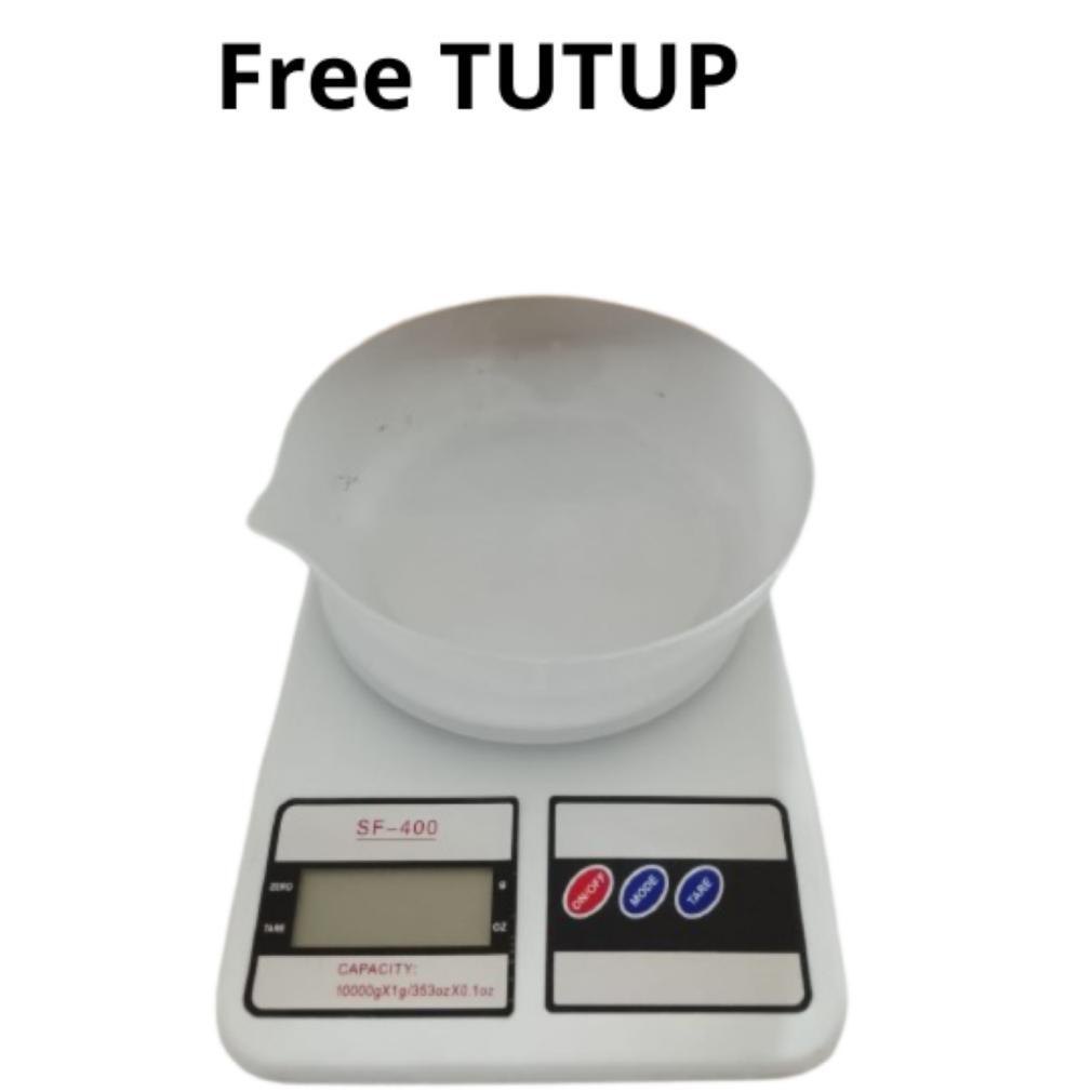 TERBARU Timbangan Kue SF400 Timbangan Dapur Digital Elektrik 10Kg SF-400 Timbangan Mini Serbaguna