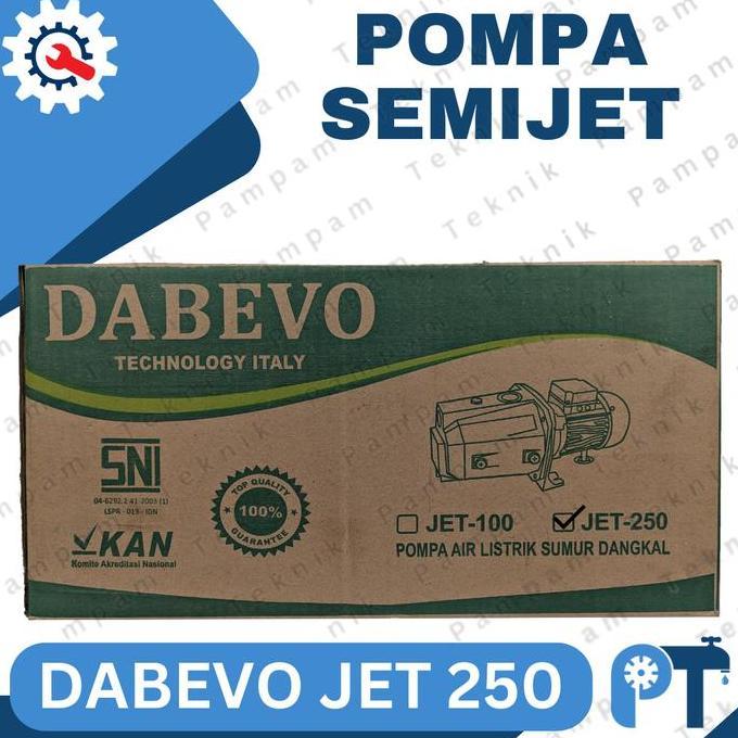 Promo Pompa Air Semi Jet Dab Evo 250 - Sanyo Semijet Dabevo 250 Watt