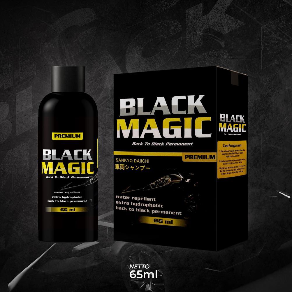 Flash Sale R46 Super Black Magic Premium - Penghitam Body Plastik Motor, Trim Restorer & Dashboard M