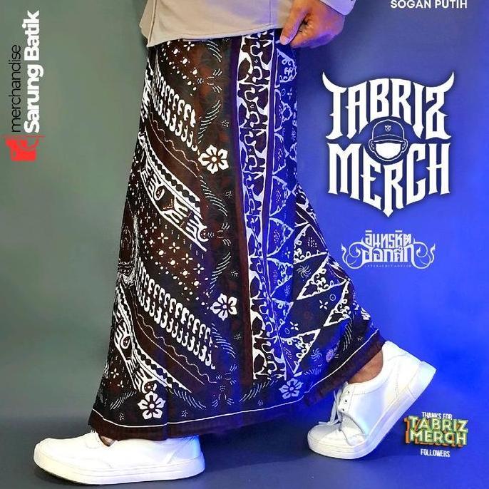 SARUNG BATIK MOTIF PARANG PUTIH FASHION PEKALONGAN PRIA/WANITA EXCLUSIVE HAND MADE KEKINIAN Kain Ray