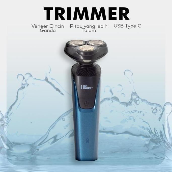 Alat Cukur Jenggot Portable Multifungsi USB Cukur Elektrik GFPX-8806 Pencukur Kumis Jenggot Portable