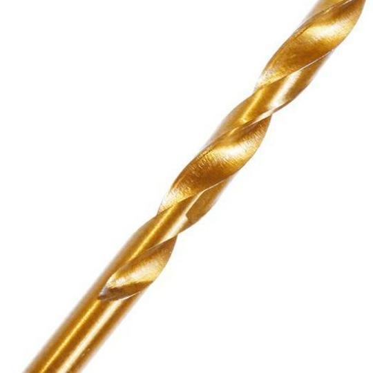 Set Mata Bor Titanium 13Pcs Mata Bor Kayu Besi Set Komplit Titanium Twist Drill Set Mata Bor Lengkap