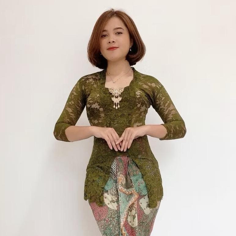 NEW PRODUCT KEBAYA BALI BROKAT SOFIA BED LENGAN PANJANG PENDEK LILIT TUMPUK TANGAN 7/8 3/4 MODEL SIK