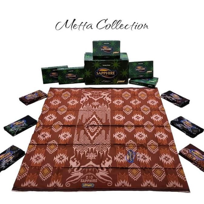 Sarung Sapphire Kembang Premium