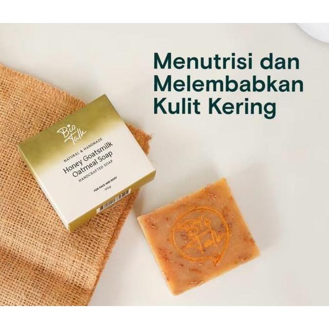 Biotalk Sabun Honey Goatsmilk Soap kulit kering eczema bio talk