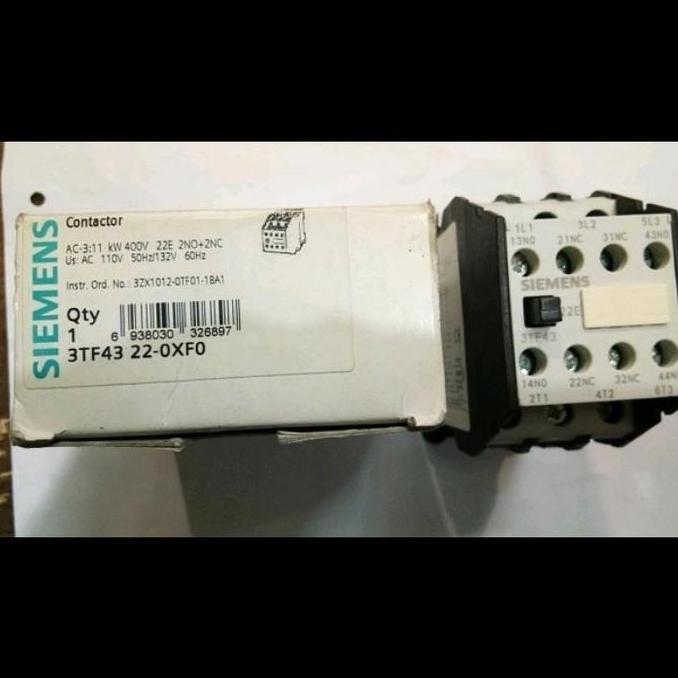 Contactor / Kontaktor Tipe 3Tf43-22 Siemens 220V