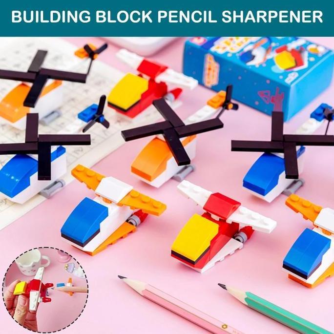 DERADUAJI Rautan Pensil Puzzle Lego / Rautan Pensil Lego / Lego Pencil Sharpener DIY / Serutan Lego 