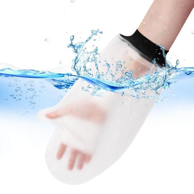 ZISIMAHE Kaki Lutut Dewasa Anti Air Reusable Cover Pelindung Gips Tangan