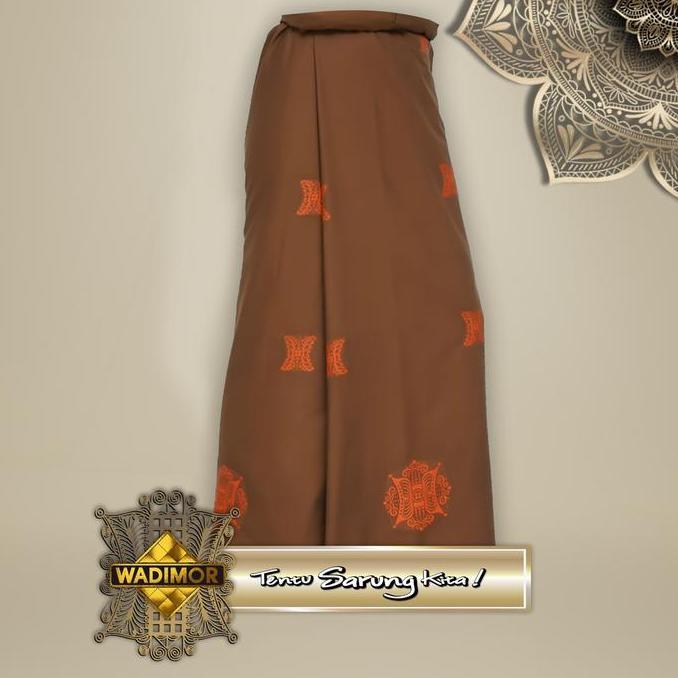 Wadimor Sarung Tenun Jacquard Bordir Pintu Aceh Kain Katun Dewasa