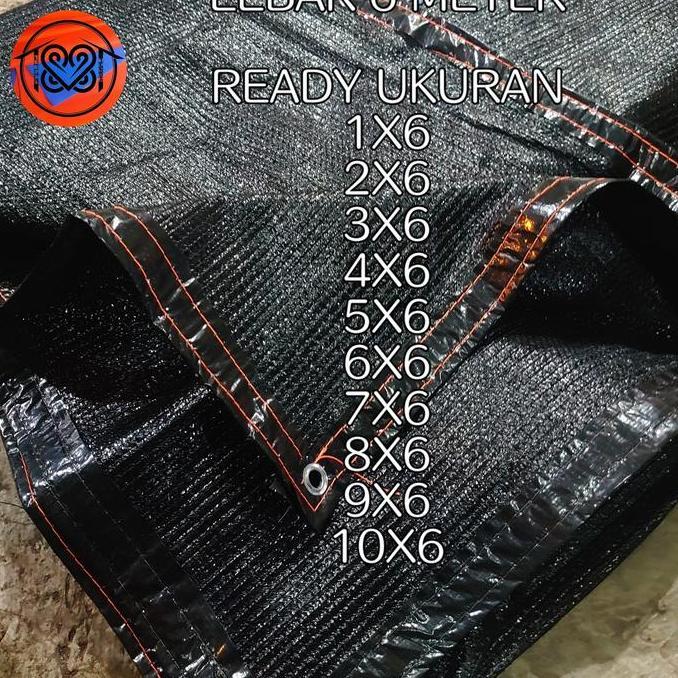 Paranet 90/ 95% Lebar 6 meter siap kirim
