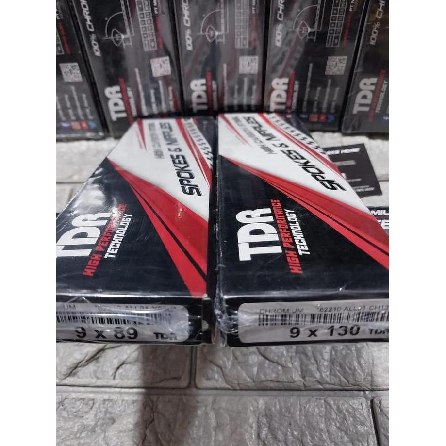 Jari-Jari Ring 14 Warna Crouum TDR Original 89-130 Khusus Ring Velg 14/Lingkar Velg 14