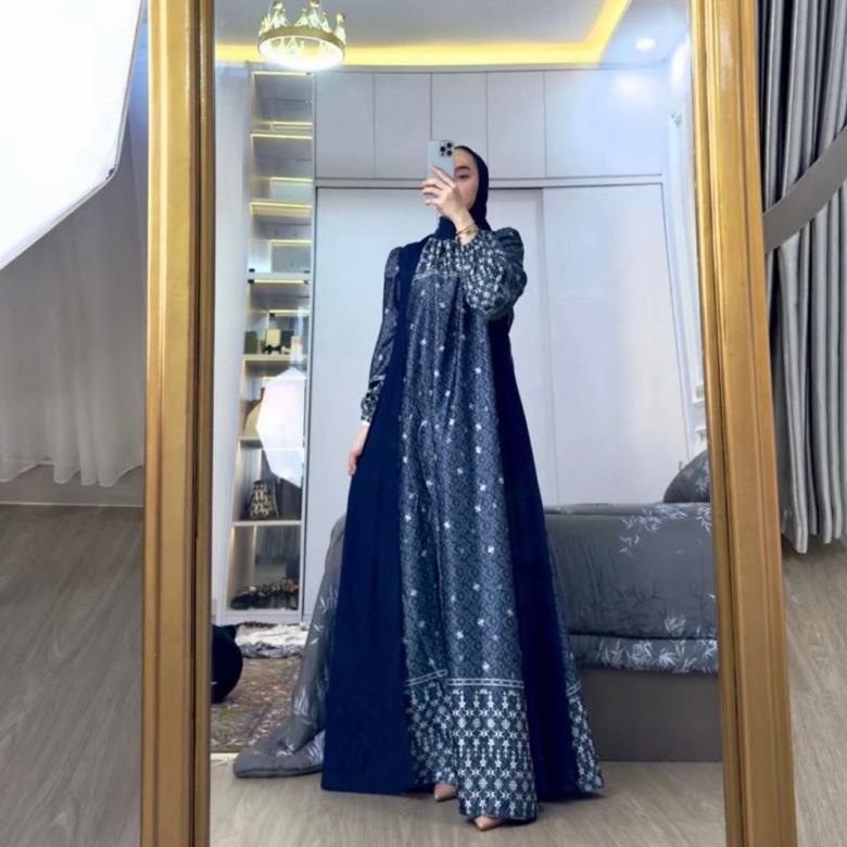 Df-8 Dres Wanita Terbaru Gamis Kekinian Raya 2025 Gamis Terlaris Df-8