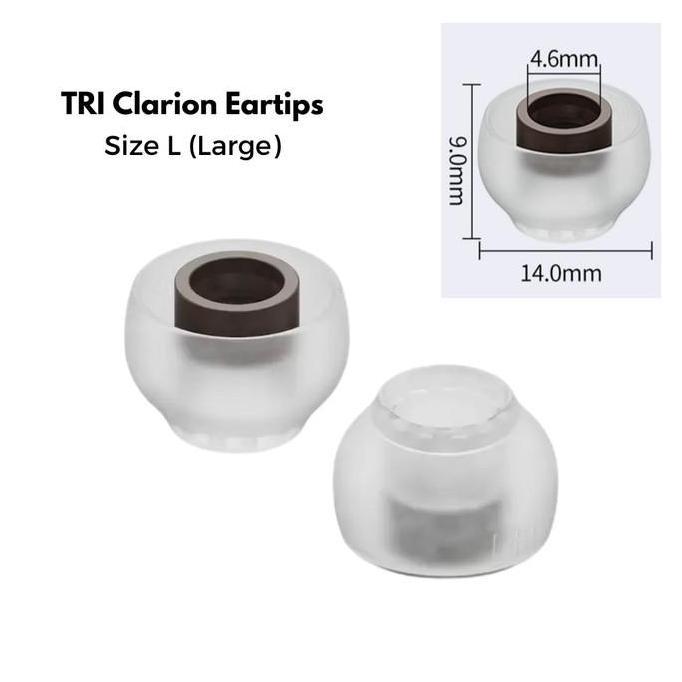 Odio- Tri Clarion Eartips Upgrade Silicone Eartips For Iem Earphone