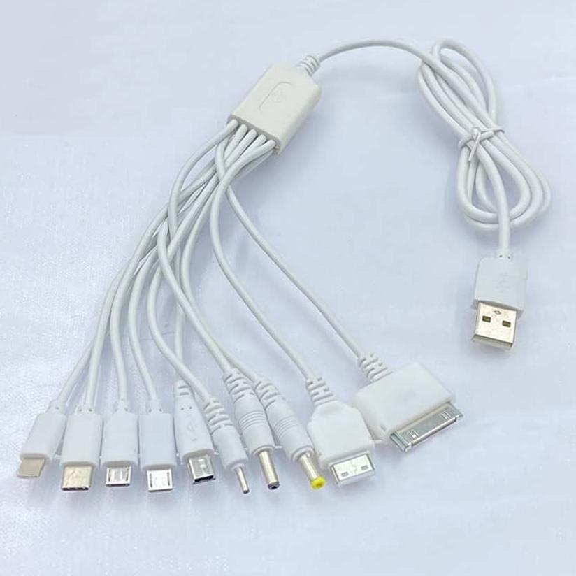 Discount 10 in 1 Kabel Data Cumi USB / Kabel Charger Cumi Multifungsi USB 10in1 1Meter