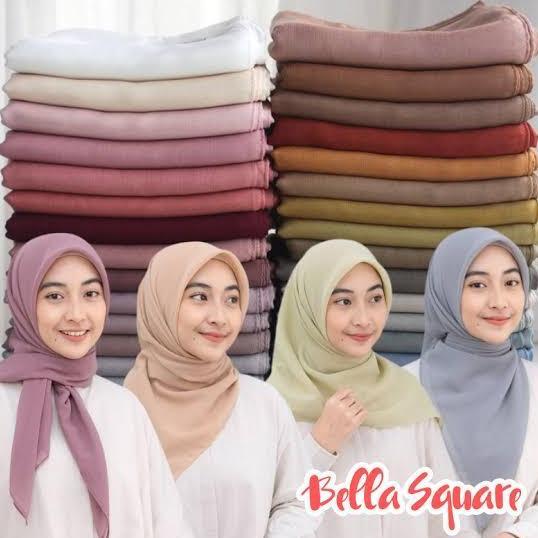 Farahamel12 - Grosir Paket Usaha Bella Square Isi 12Pc / Paket Usaha Jilbab Bella Square / Paket Usa