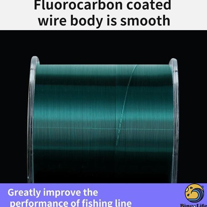 Jerman Senar Pancing Nilon 500m Kuat Anti Keriting Senar Pancing Laut