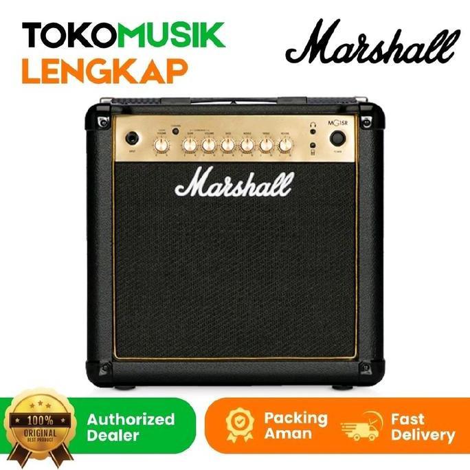 Amplifier Guitar Marshall MG15GR Ampli Marshall MG15R Ampli Gitar w/ Reverb Marshall MG 15R