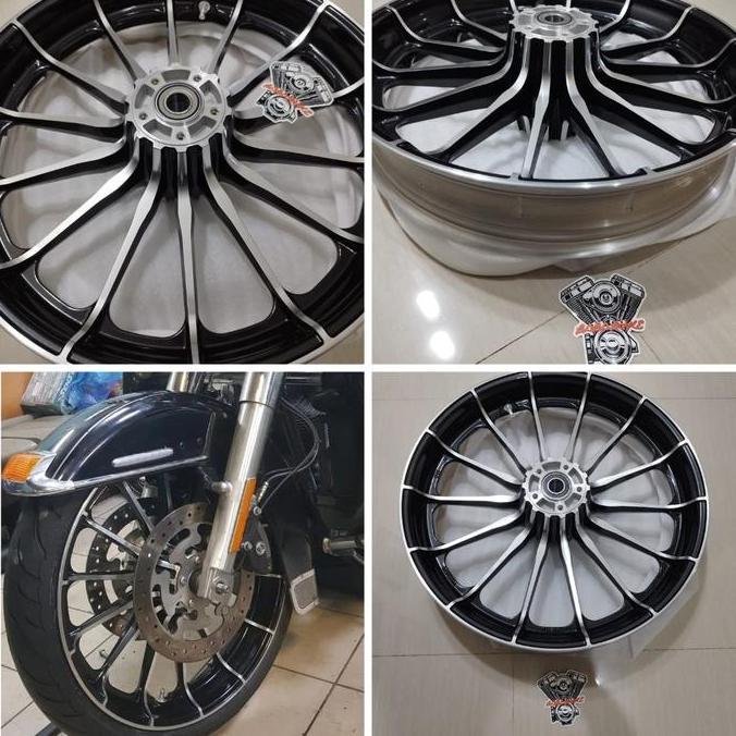 velg 21 harley touring 2008 up spin cut model