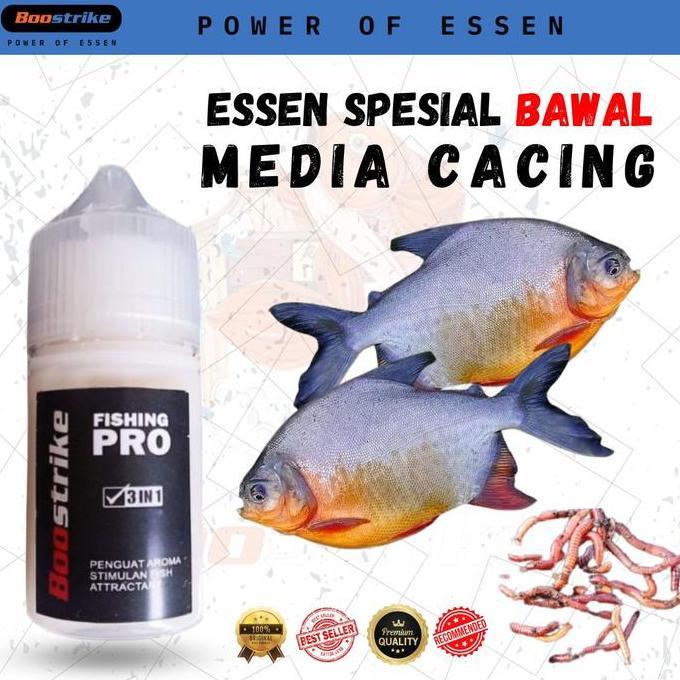 Essen Ikan Bawal Media Cacing Essen Boostrike Spesial Bawal 30ml