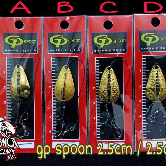 LURE GP SPOON / MICRO SPOON BAHAN KUNINGAN