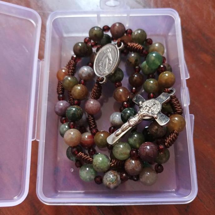 rosario batu alam giok 8 mm