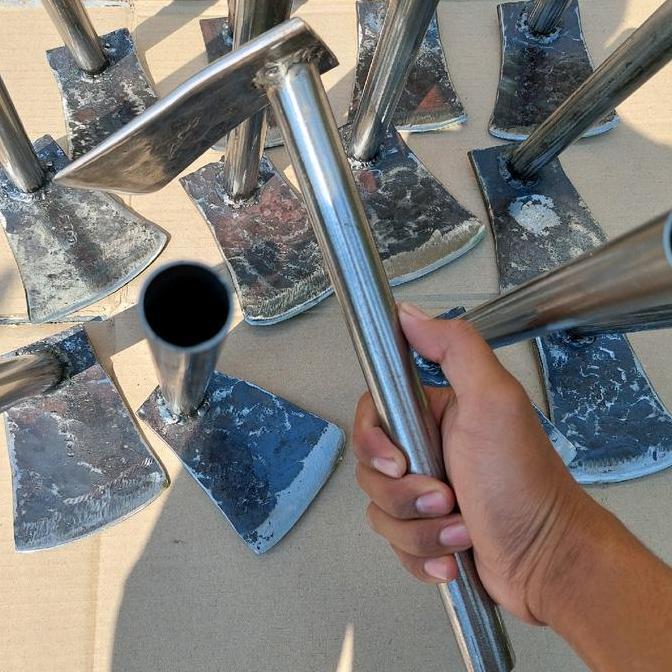 Cangkul Kecil Taman Berkebun Besih Selokan bahan BAJA PER ASLI