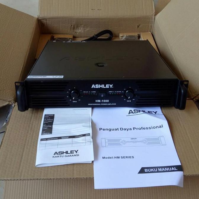 power ashley HM1000 original HM 1000 amplifier clas H 1000W power sub
