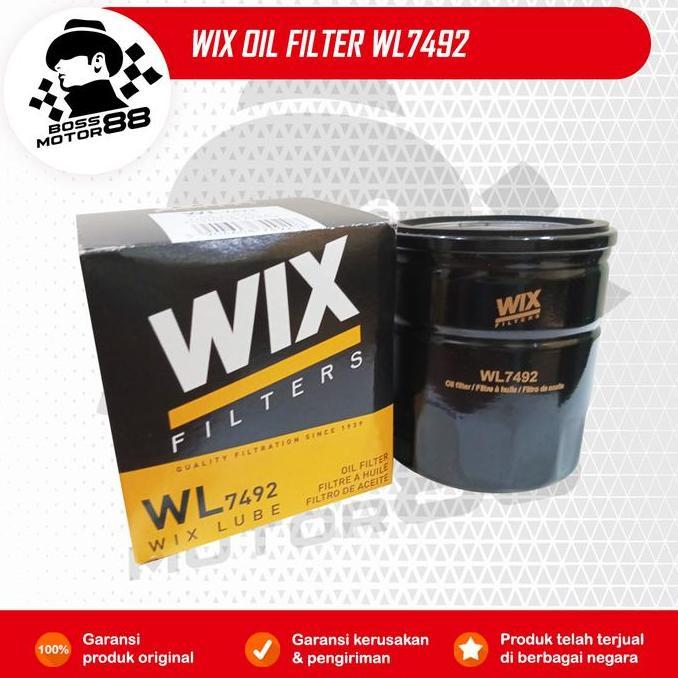 Wix Oil Filter Saringan Oli Wl7492 Mobil Ford Ranger 3000Cc Everest 2500Cc Original