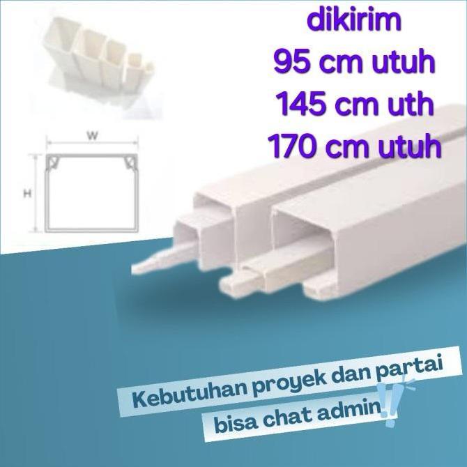 Ernatopsekret - Kabel duct kabel dak tray pelindung kabel 5x1(mm) (5x1cm)