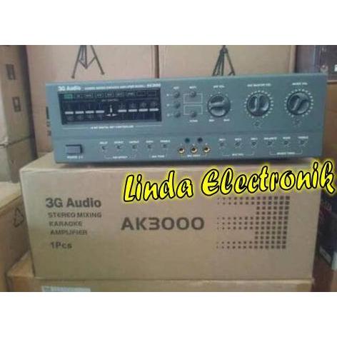 BEBAS ONGKIR - Amplifier 3G Audio Ak3000 Stereo Mixing Amplifier 3g Audio Ak 3000